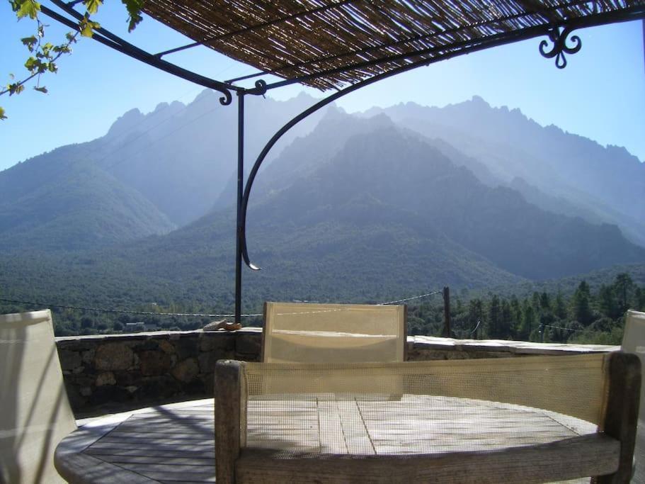 Le Capu Biancu-Location Avec Vue Proche Des Gorges De L Asco Entre Mer Et Montagne Moltifao Extérieur photo