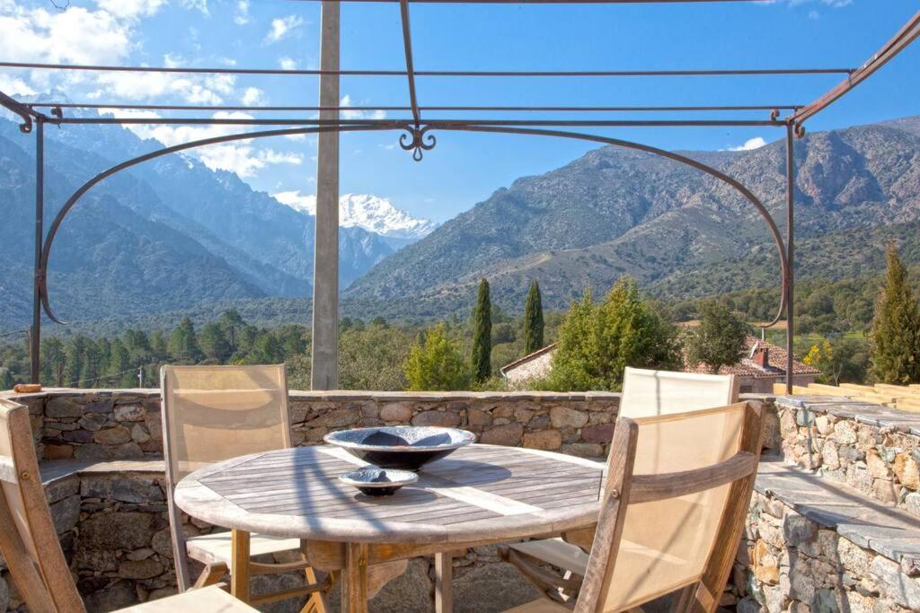 Le Capu Biancu-Location Avec Vue Proche Des Gorges De L Asco Entre Mer Et Montagne Moltifao Extérieur photo
