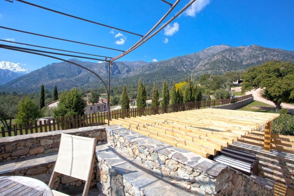 Le Capu Biancu-Location Avec Vue Proche Des Gorges De L Asco Entre Mer Et Montagne Moltifao Extérieur photo